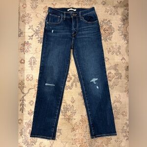 Levi’s 724 High Rise Straight Crop Jeans
